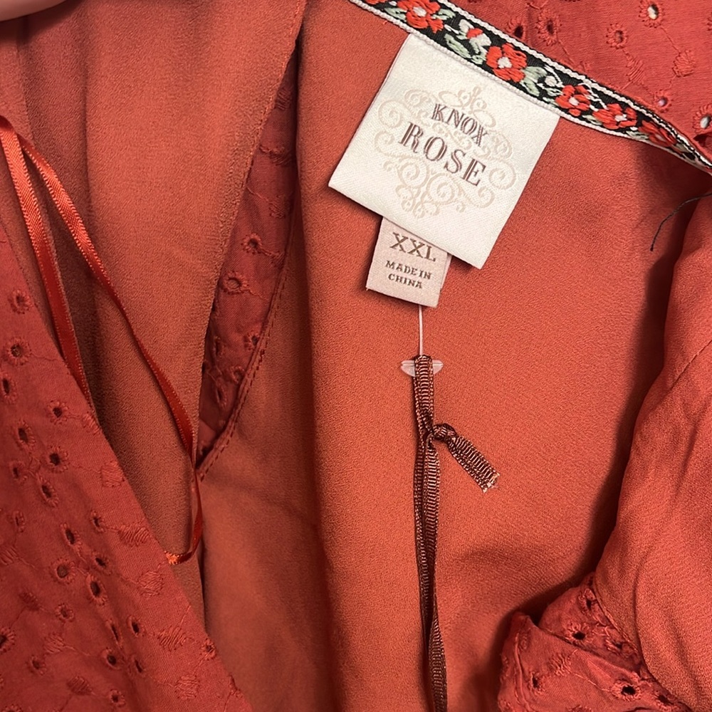 Lost in the 🔥 
NWT Knox Rose Dotted Swiss Minidress - Picture 5 of 6